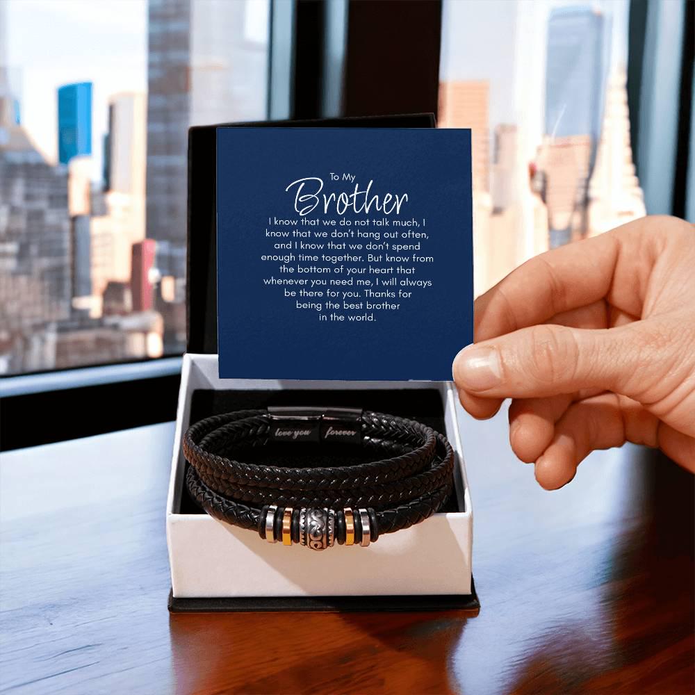 To My Brother Gift Bracelet