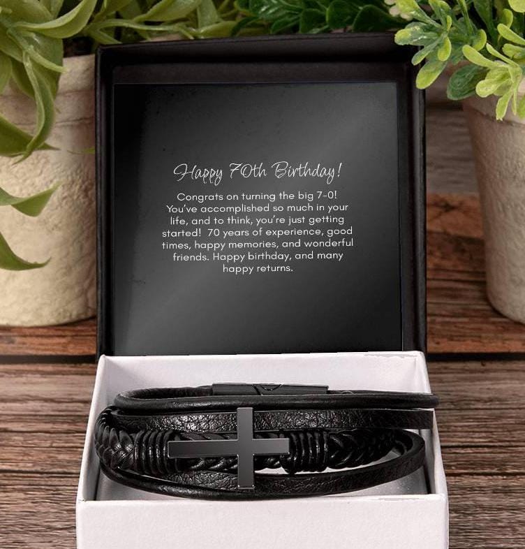 70th Birthday Gift for Men