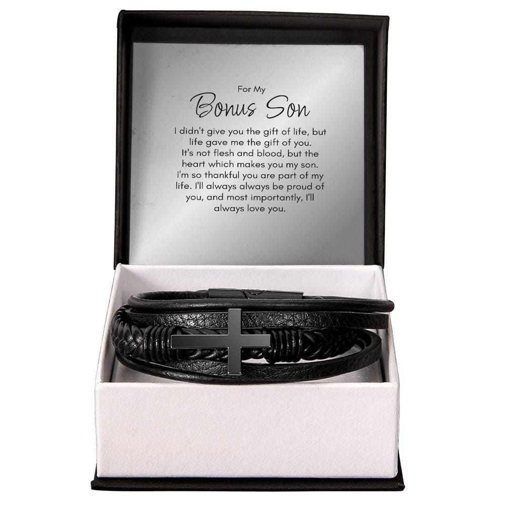 Bonus Son Bracelet, Gift for Bonus Son