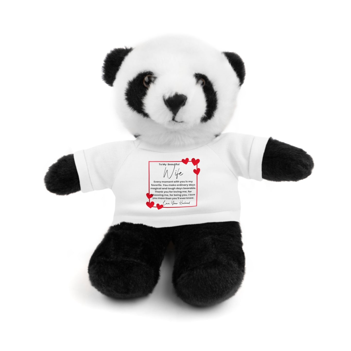 To My Wife — Heartfelt Message Teddy Bear