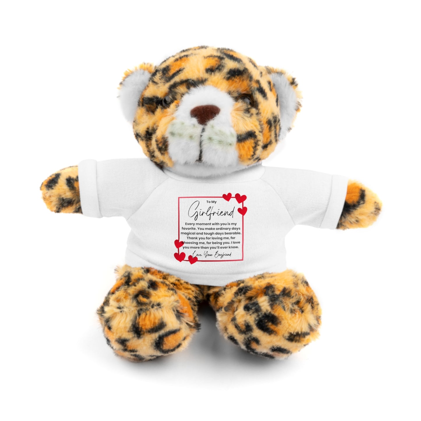 To My Girlfriend — Magical Moments Plush Teddy