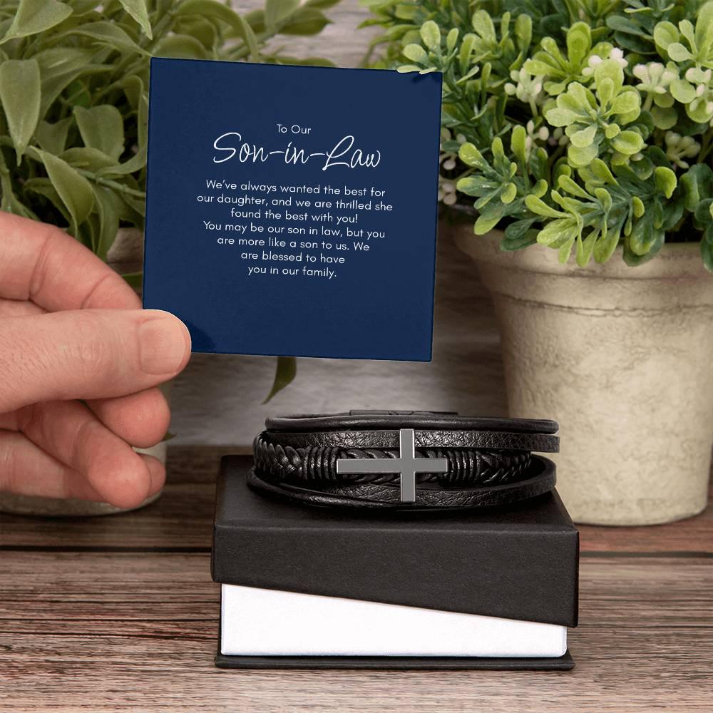Son in Law Bracelet, Gift for Son in Law
