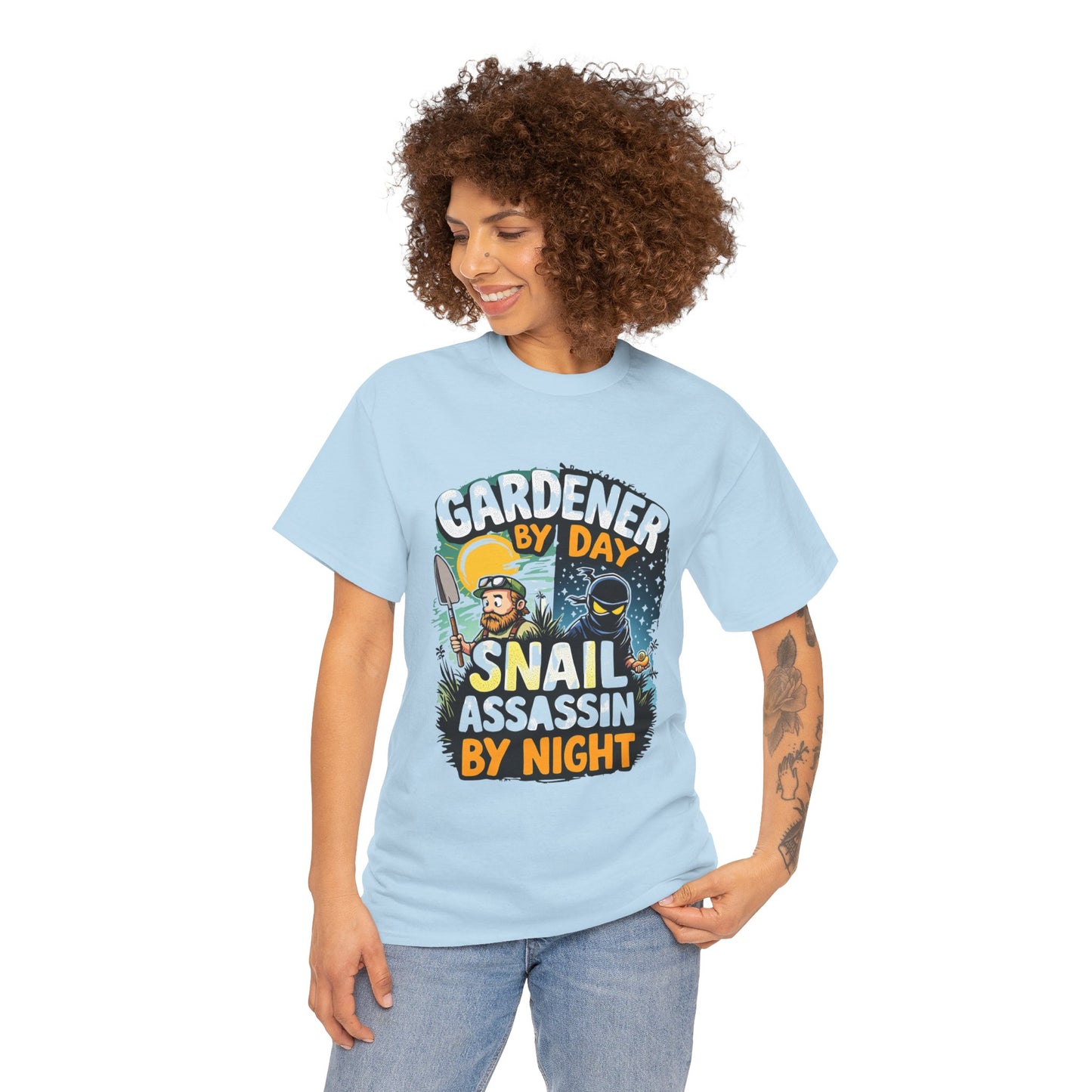 Gardener by Day, Snail Assassin by Night T-Shirt