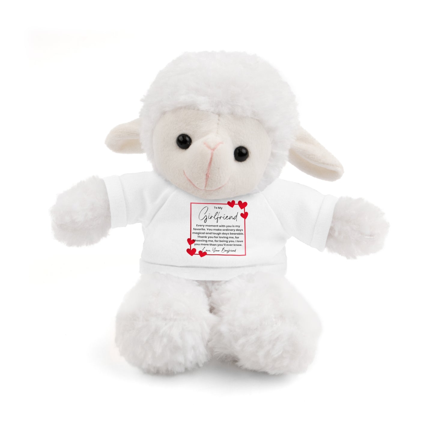 To My Girlfriend — Magical Moments Plush Teddy