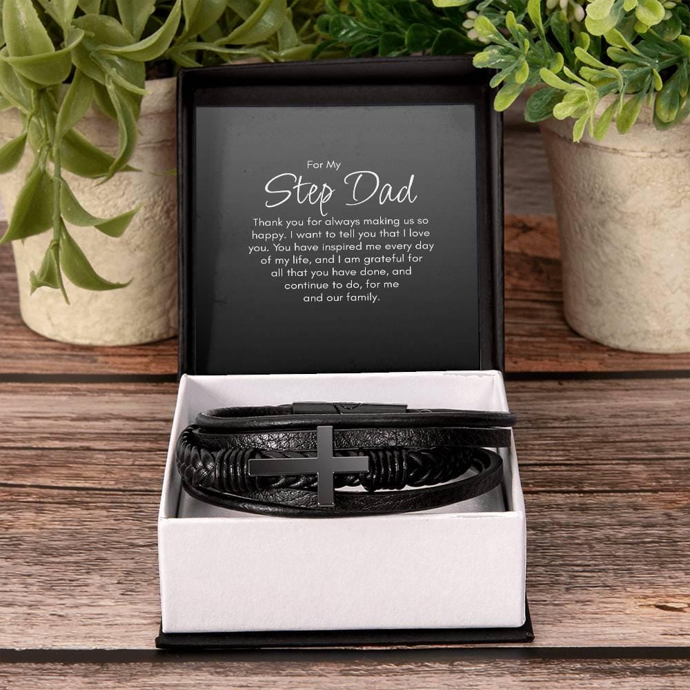 Step Dad Gift Bracelet