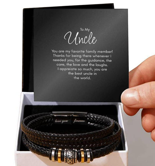 To My Uncle Bracelet