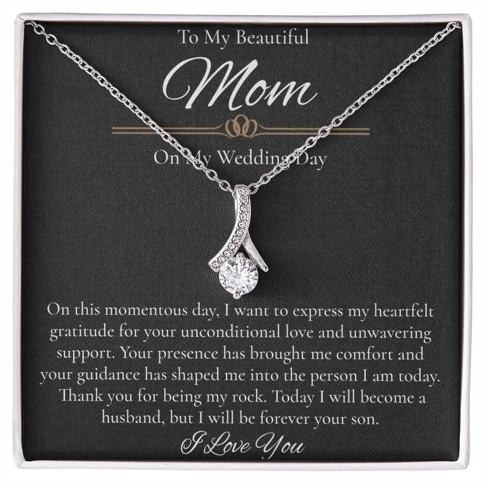 Mother Of The Groom Gift From Son, Necklace