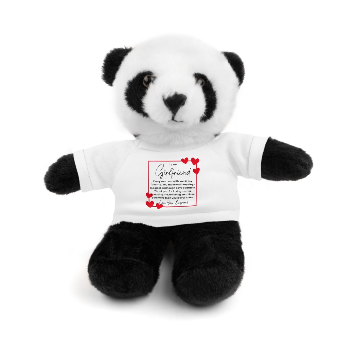 To My Girlfriend — Magical Moments Plush Teddy