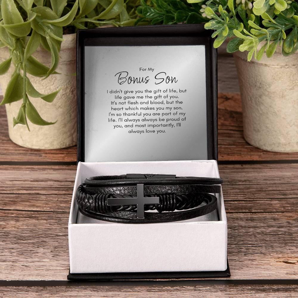 Bonus Son Bracelet, Gift for Bonus Son
