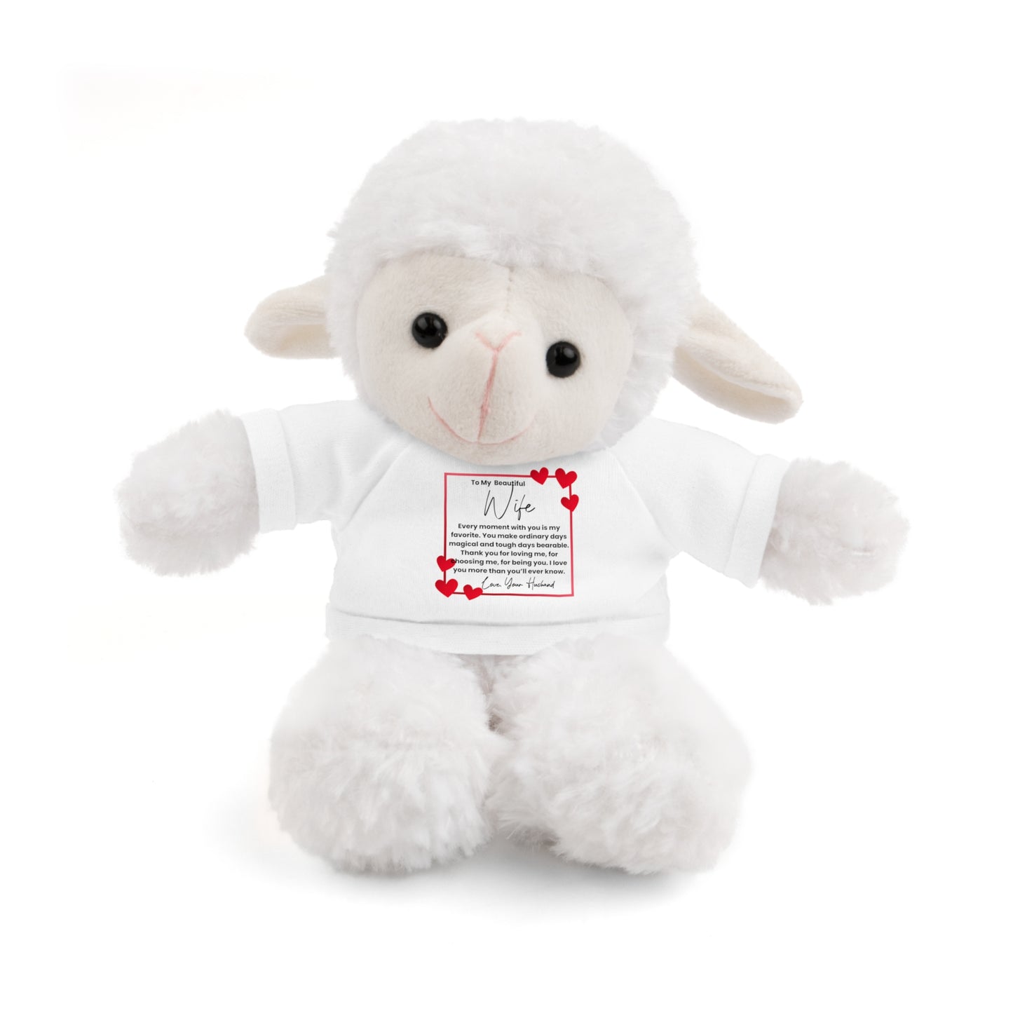 To My Wife — Heartfelt Message Teddy Bear