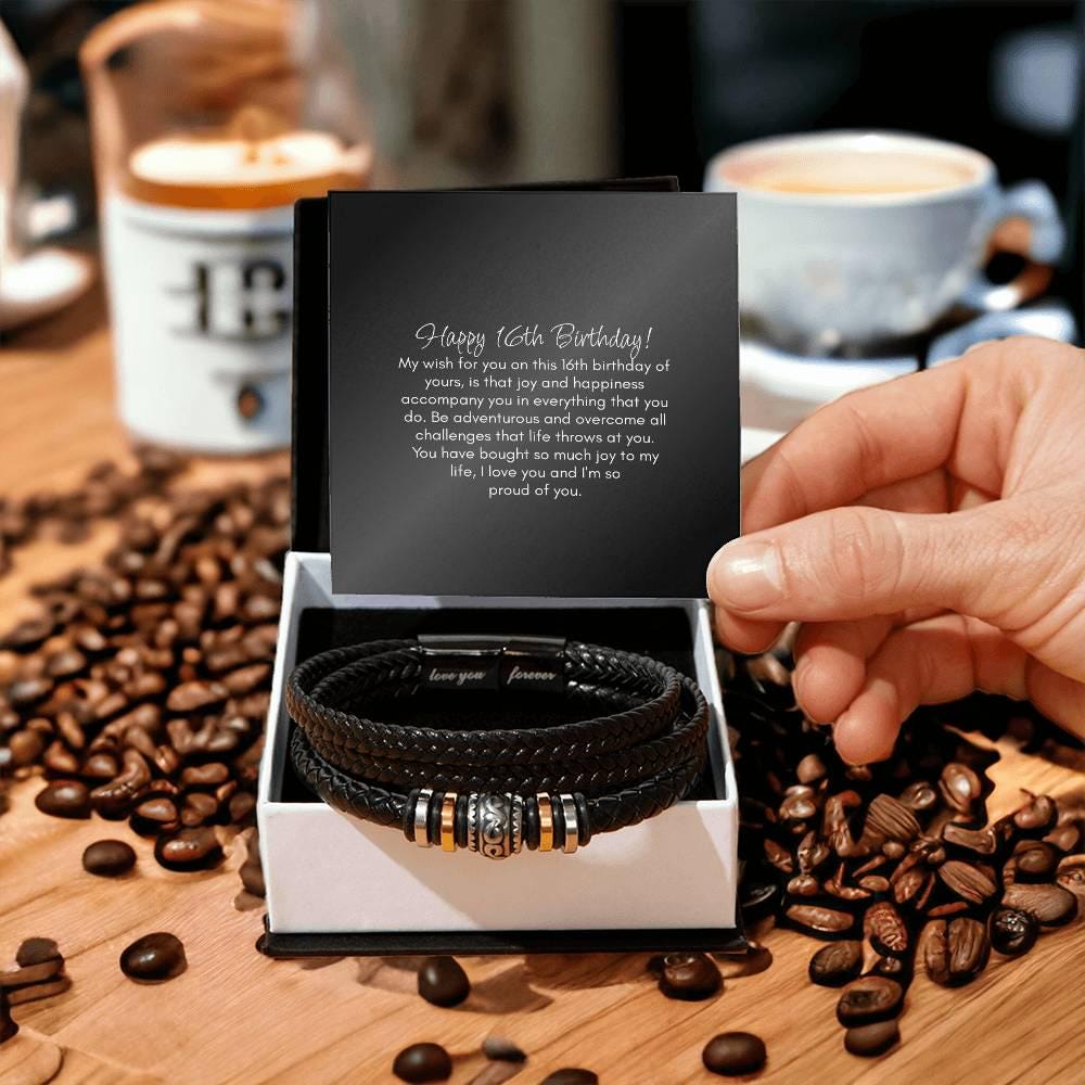 16th Birthday Gift Bracelet For Him