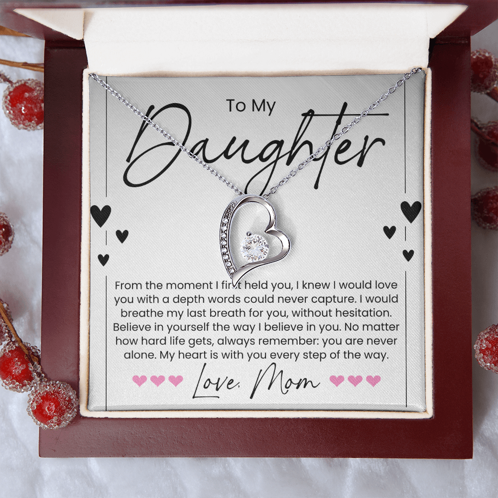 Necklace for A Cherished Daughter, From Mom