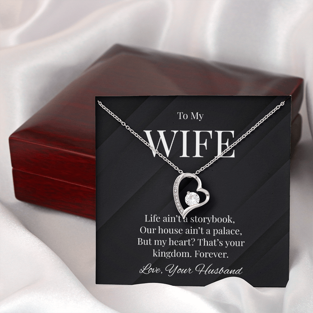 Title: To My Wife - Heartfelt Kingdom Necklace