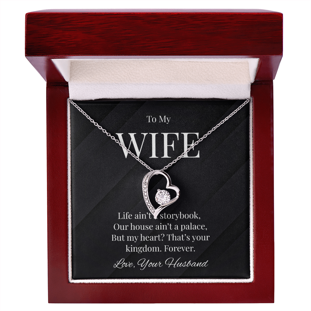 Title: To My Wife - Heartfelt Kingdom Necklace