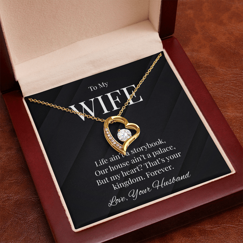 Title: To My Wife - Heartfelt Kingdom Necklace
