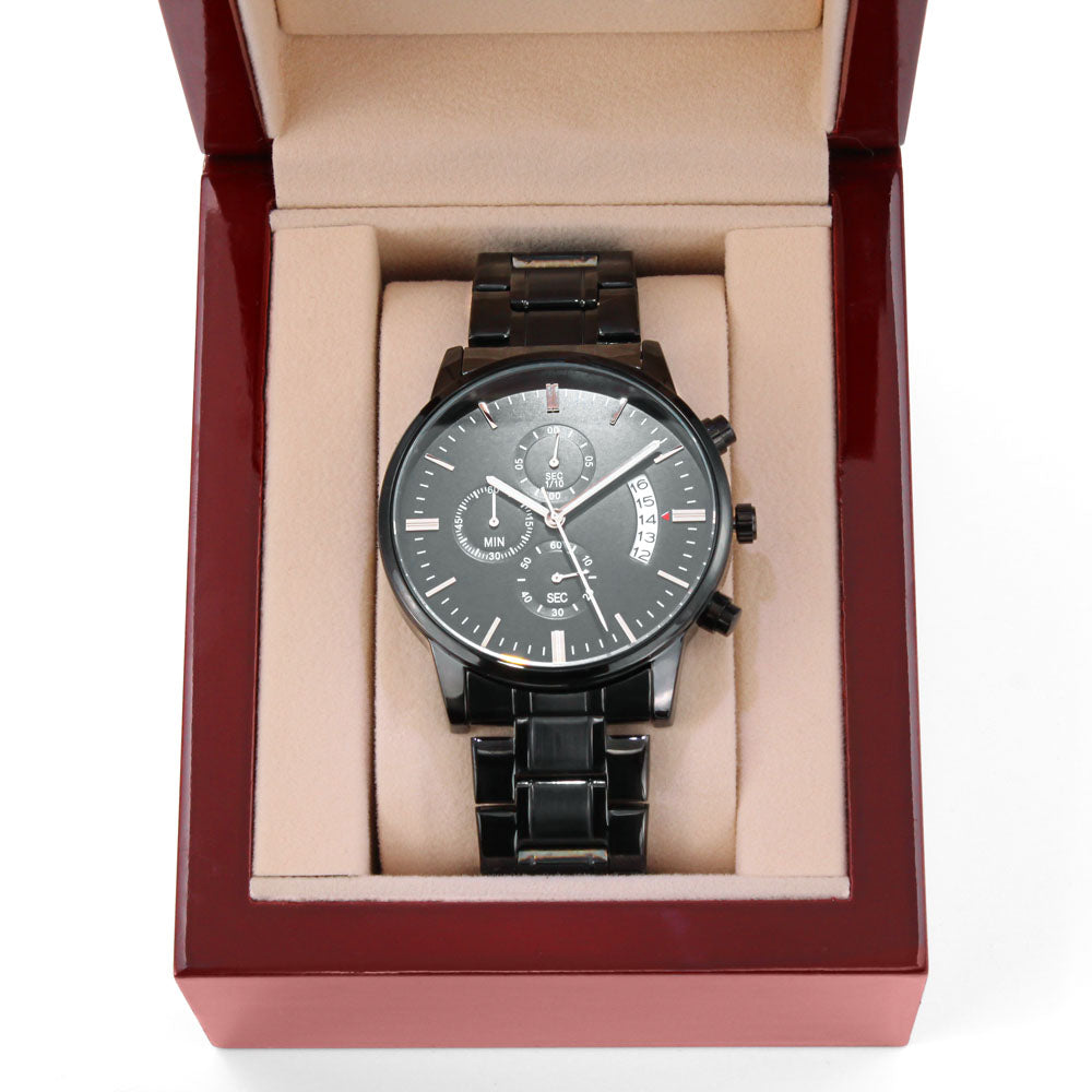 Graduation Gift for Him, Personalized, Engraved Luxury Watch