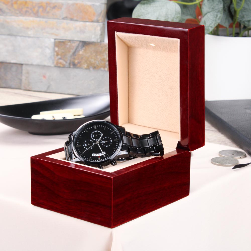 Graduation Gift for Him, Personalized, Engraved Luxury Watch