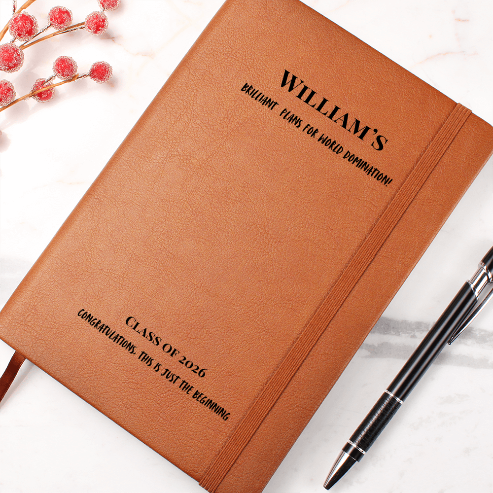 Personalized Brilliant Plans for World Domination!  Class of 2026 Graduation Journal