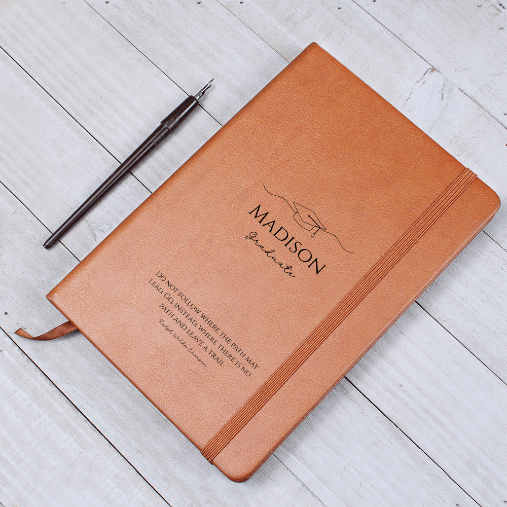Beautiful Custom Name Journal For New Graduate - Perfect Graduation Gift!