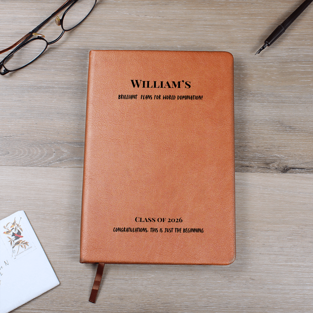 Personalized Brilliant Plans for World Domination!  Class of 2026 Graduation Journal