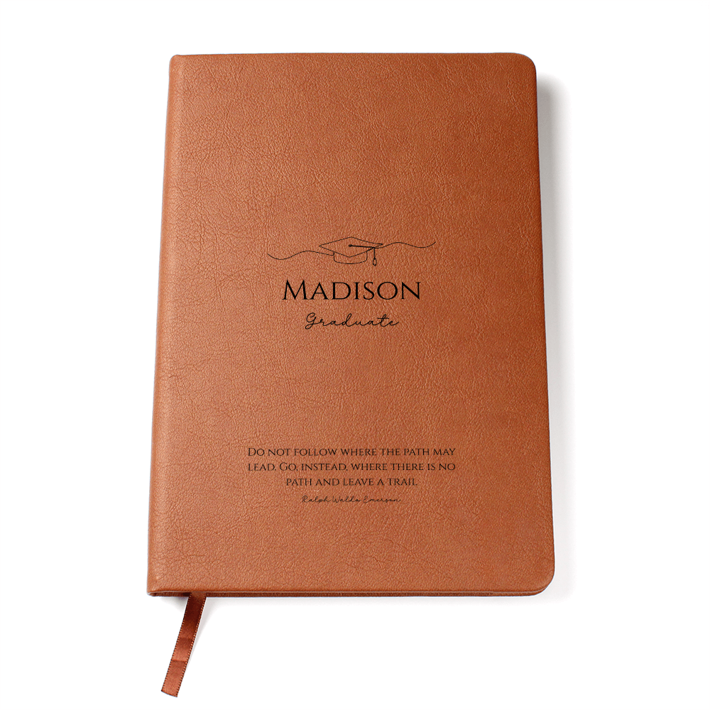 Beautiful Custom Name Journal For New Graduate - Perfect Graduation Gift!