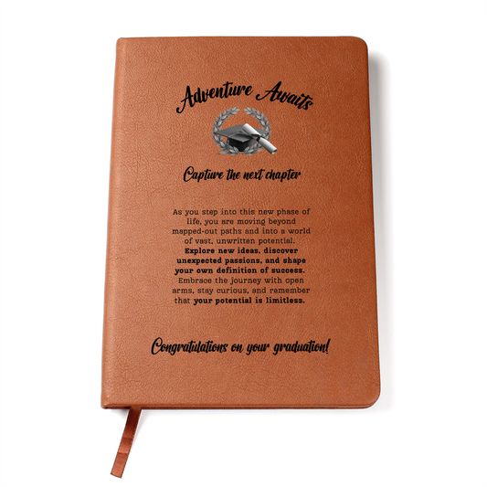 Adventure Awaits Journal, Perfect Graduation Gift