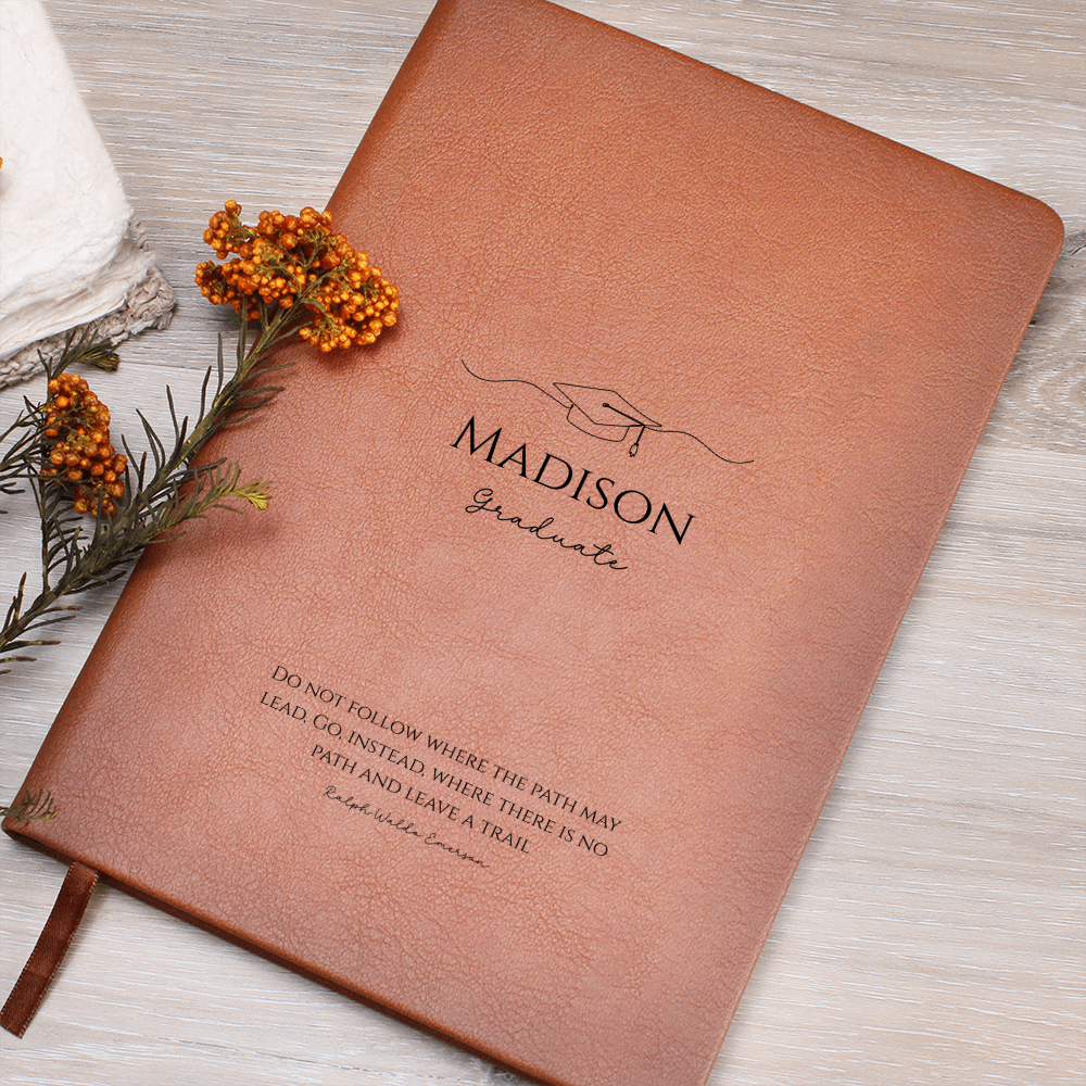 Beautiful Custom Name Journal For New Graduate - Perfect Graduation Gift!