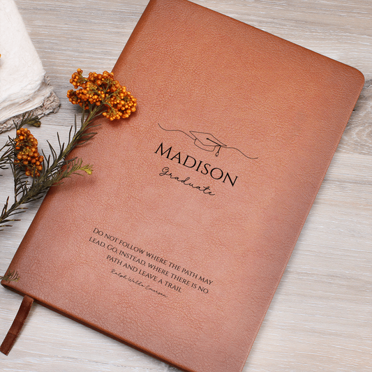 Beautiful Custom Name Journal For New Graduate - Perfect Graduation Gift!