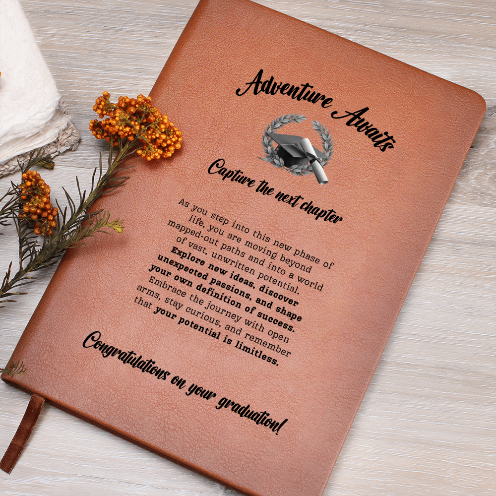 Adventure Awaits Journal, Perfect Graduation Gift
