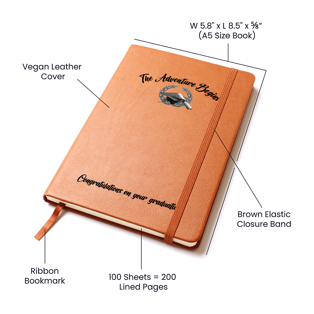 Graduation Gift - The Adventure Begins Journal!