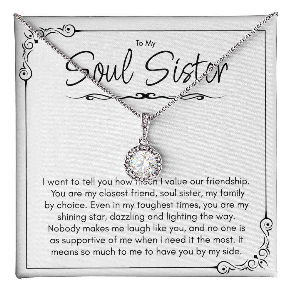 Soul Sister Necklace For Best Friend