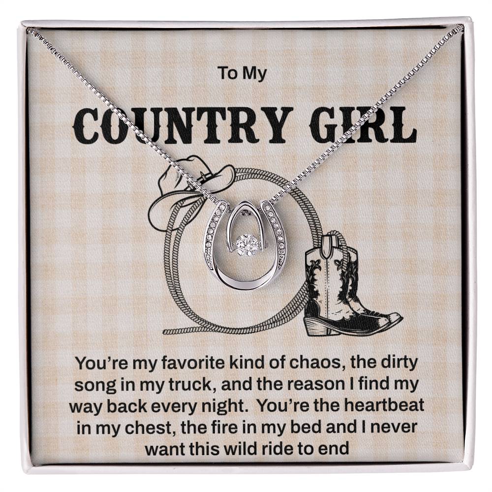 To My Country Girl - The Wild Ride Necklace
