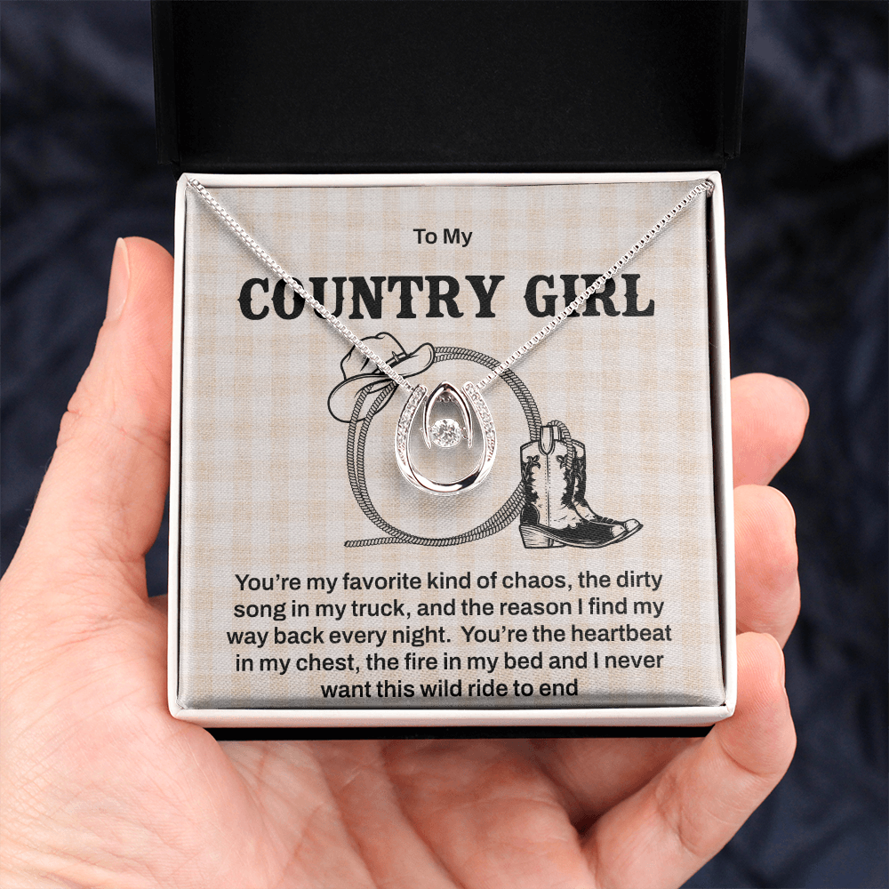 To My Country Girl - The Wild Ride Necklace