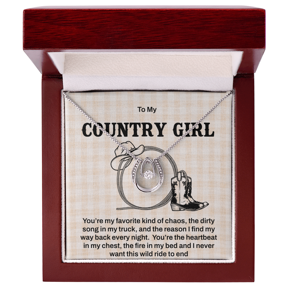 To My Country Girl - The Wild Ride Necklace