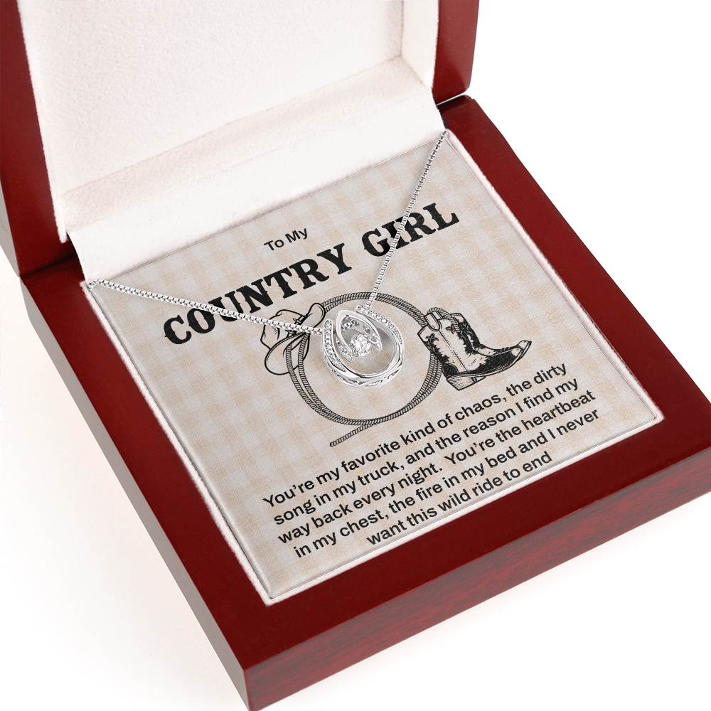 To My Country Girl - The Wild Ride Necklace