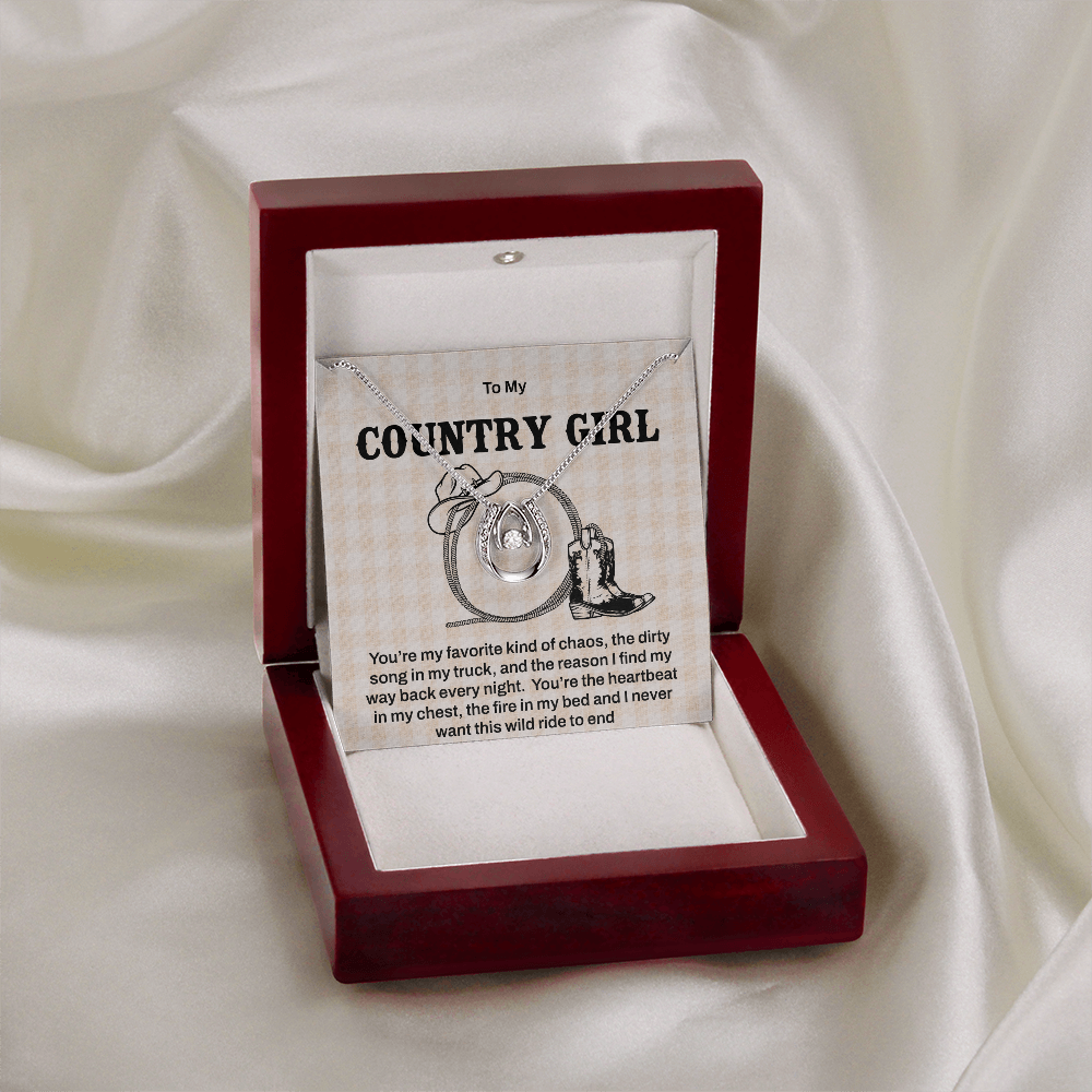 To My Country Girl - The Wild Ride Necklace