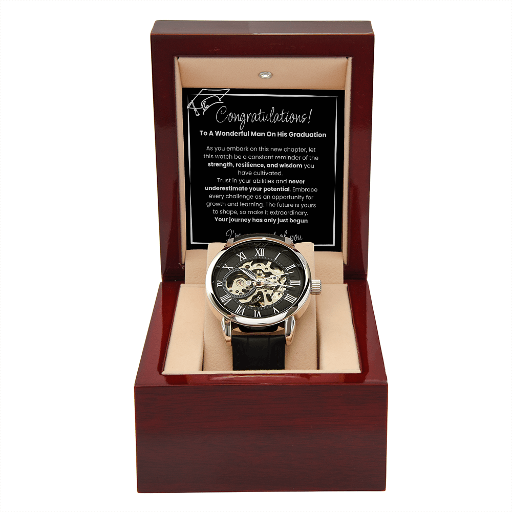 A Timepiece of Pride and Potential: The Men's Graduation Gift Watch