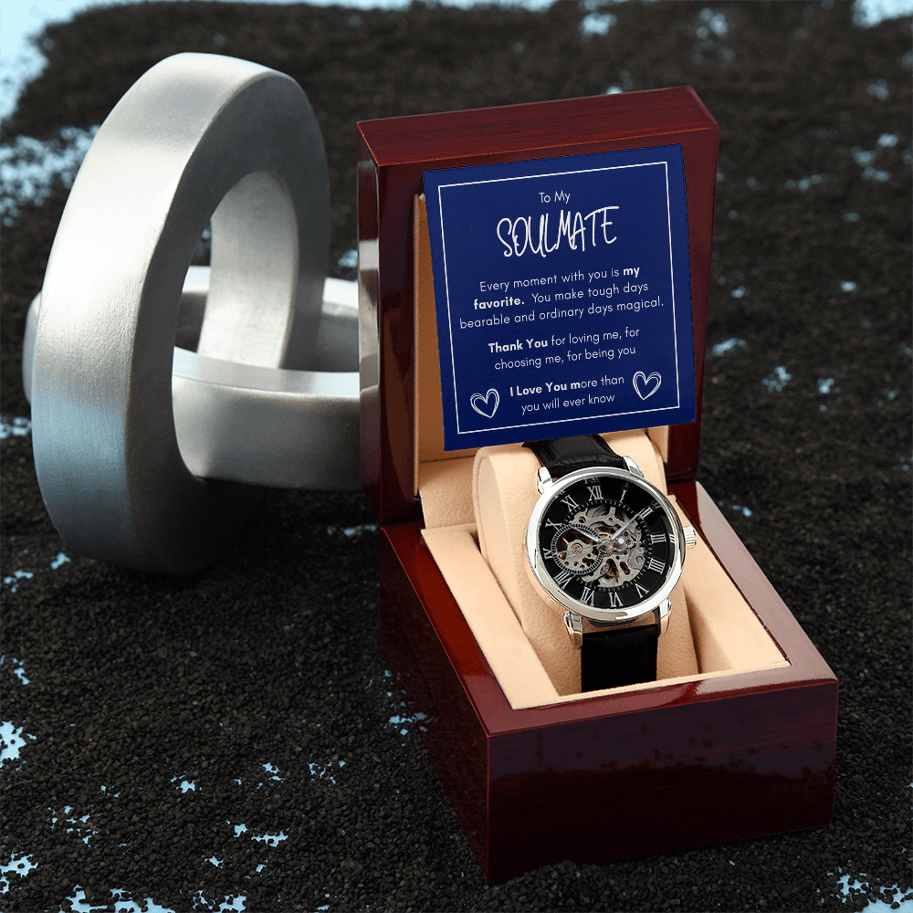 To My Soulmate — Elegant Openwork Watch