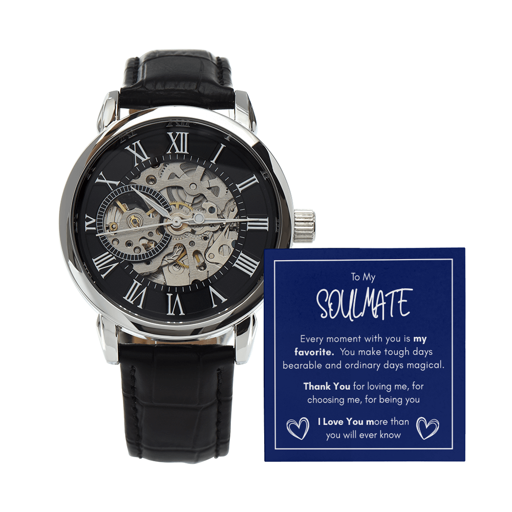 To My Soulmate — Elegant Openwork Watch