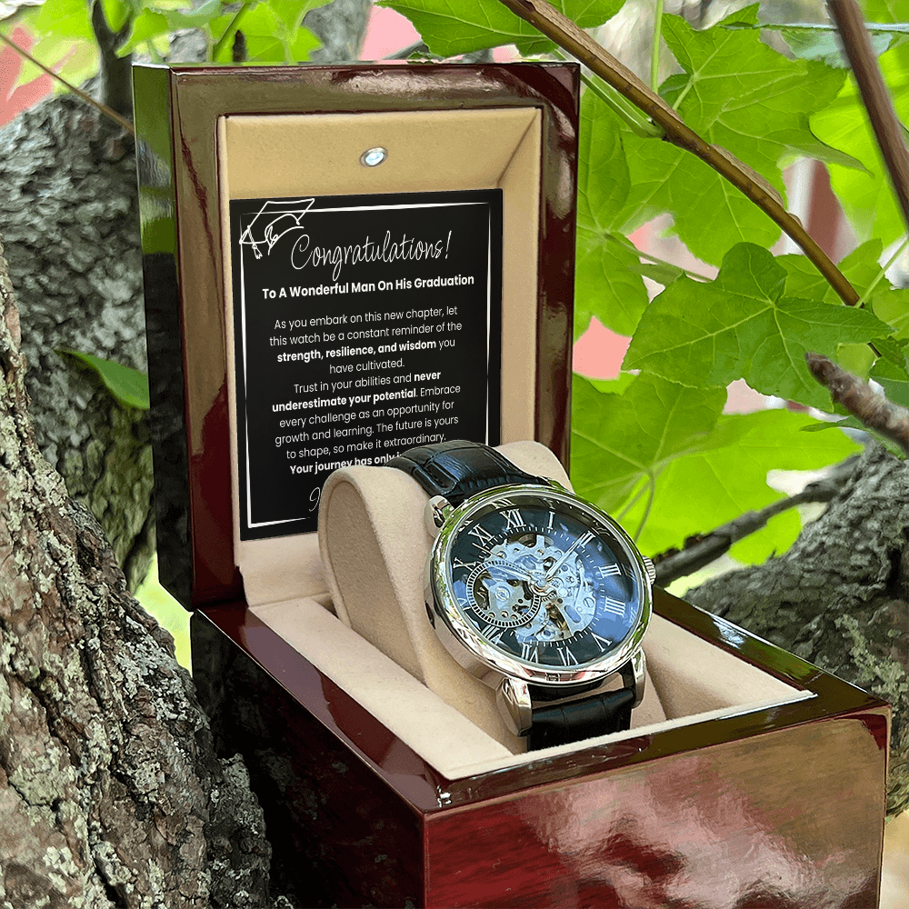 A Timepiece of Pride and Potential: The Men's Graduation Gift Watch