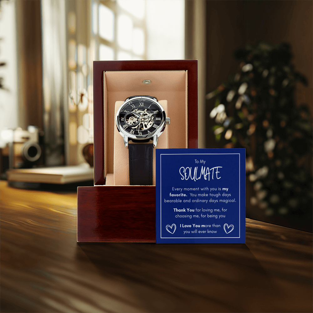 To My Soulmate — Elegant Openwork Watch
