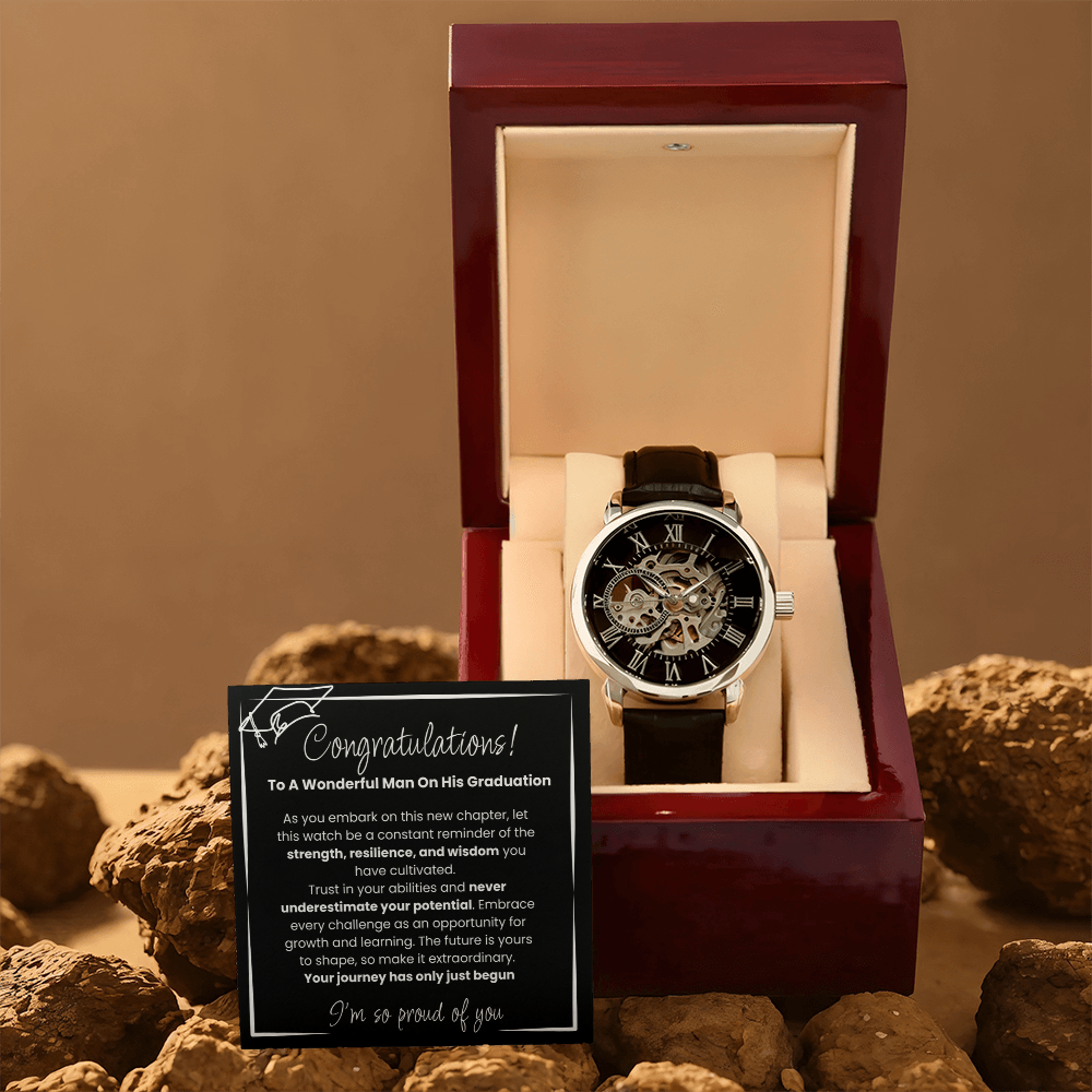 A Timepiece of Pride and Potential: The Men's Graduation Gift Watch