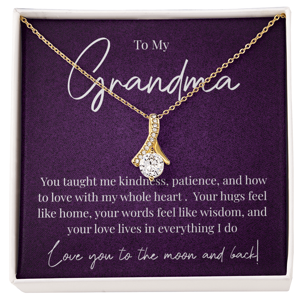 Heartfelt Grandma Necklace — A Message She'll Treasure Forever