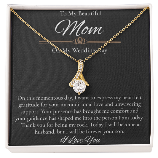 Mother Of The Groom Gift From Son, Necklace