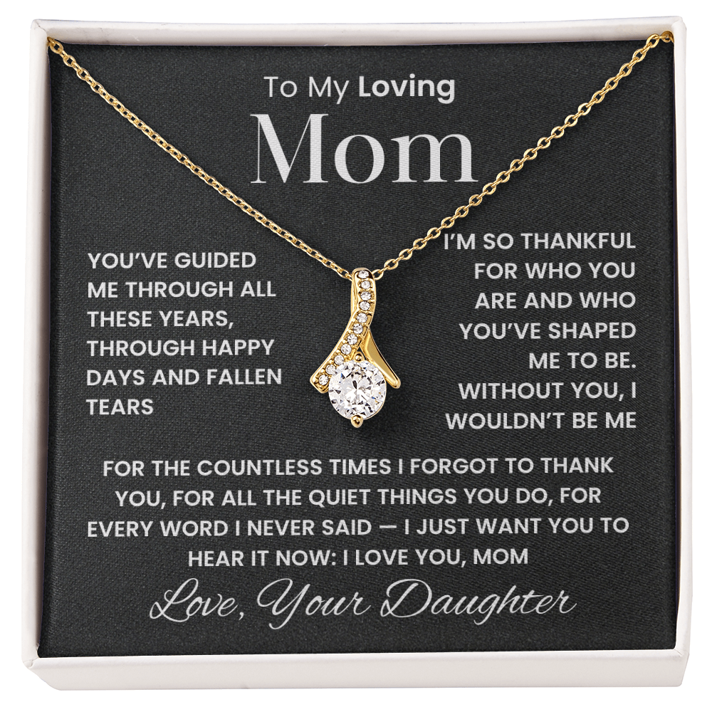 A Necklace for Mom — Thank You for Everything, Love Your Daughter