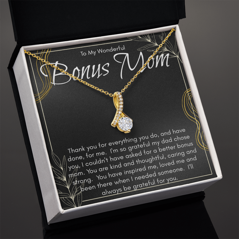 Necklace for A Wonderful Bonus Mom