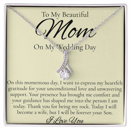 Mother Of The Groom Necklace, From Your Son