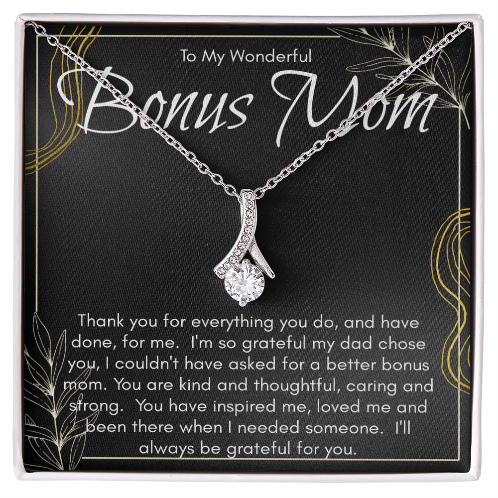 Necklace for A Wonderful Bonus Mom