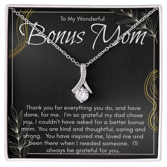 Necklace for A Wonderful Bonus Mom