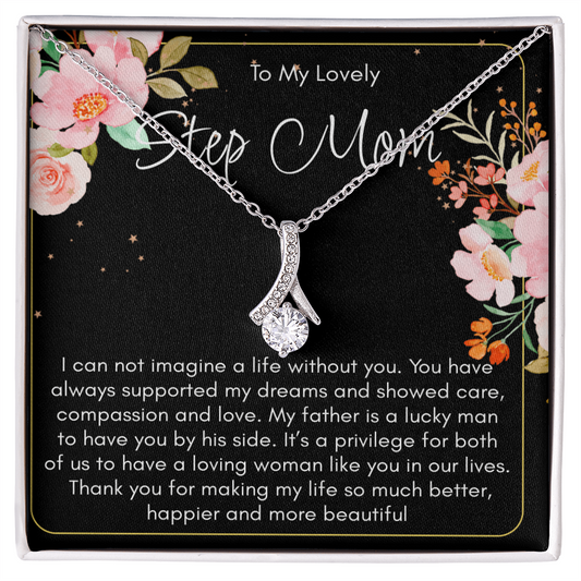 Necklace For  A Wonderful Step Mom